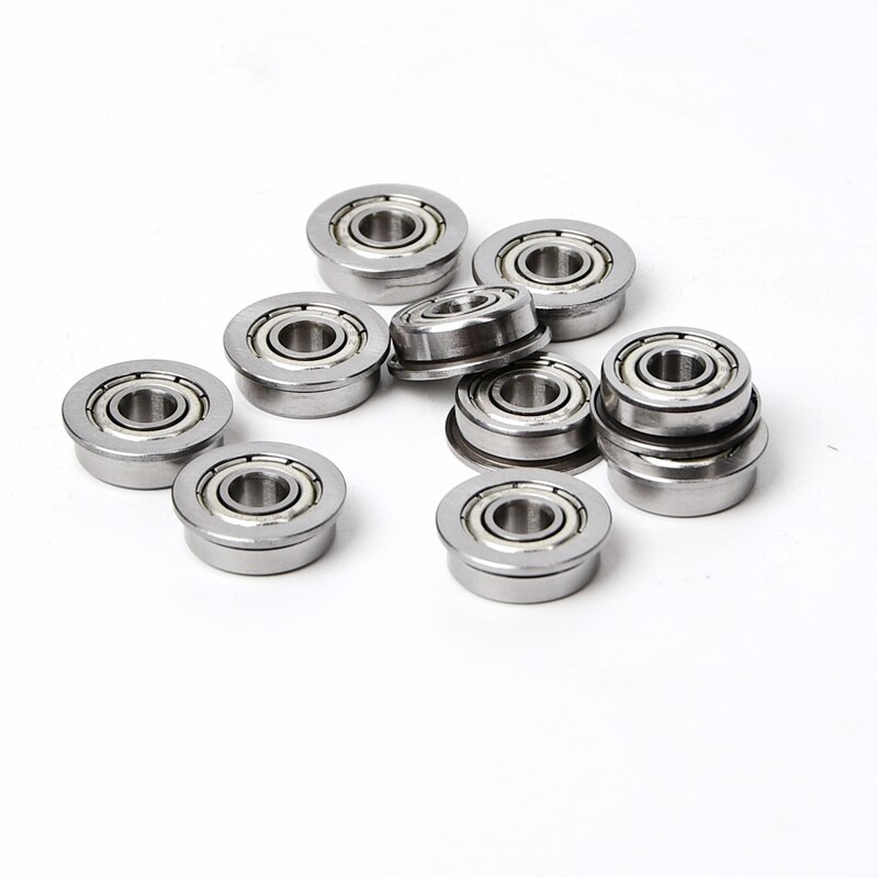 10 st  f623zz 3*10*4mm remskivor lager styrhjul flänsbussning kula  f624zz f625zz f686zz f688zz f696zz f608zz f6000zz 3 dprinter