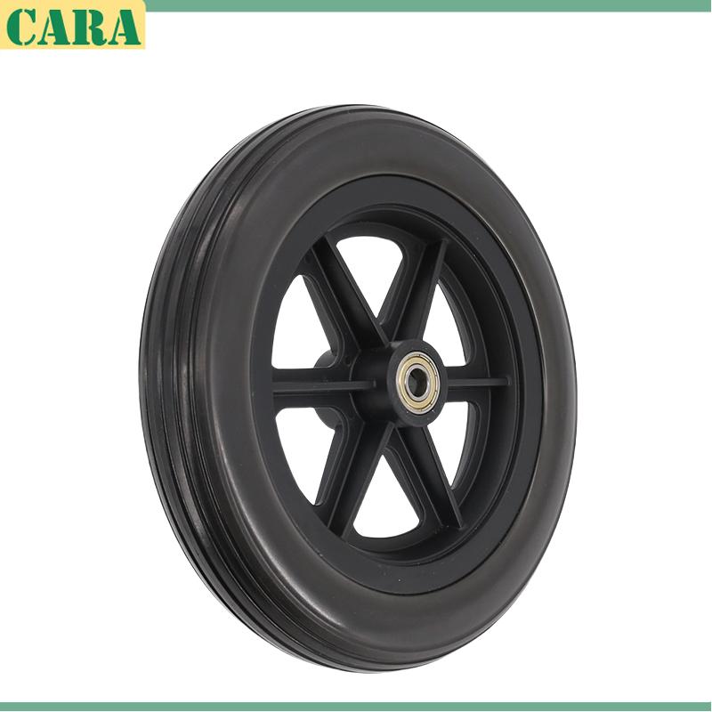 10 inch PU wheels suitable for replacing heavy-duty wheelchair wheels on scooters,