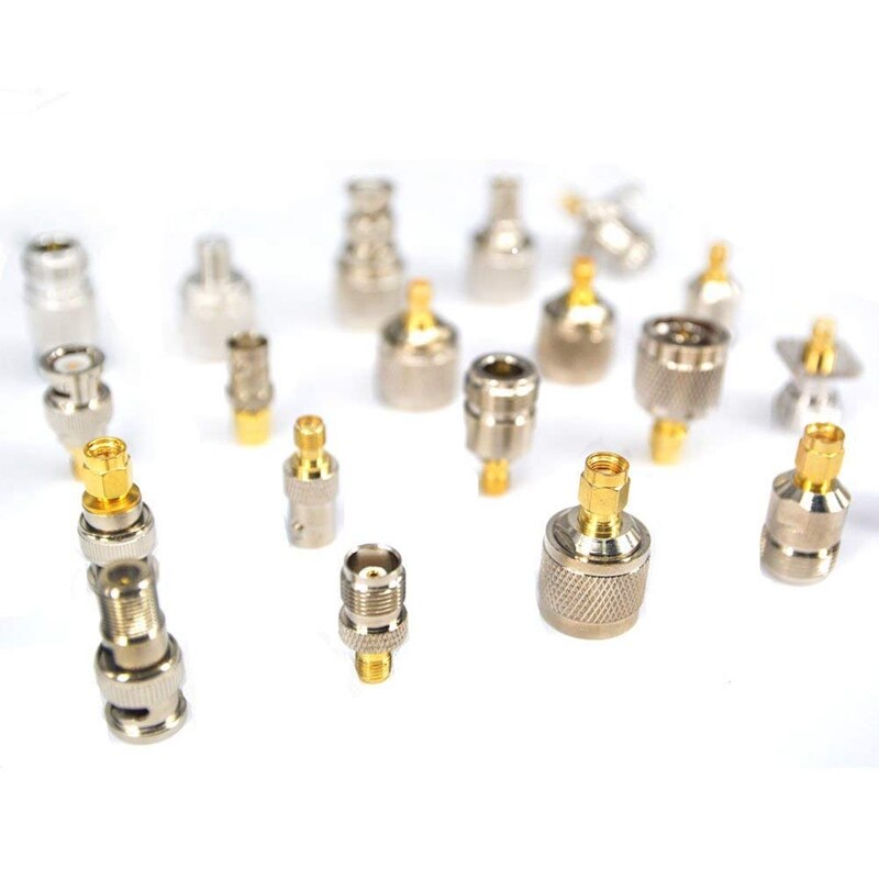 20 Stks/set N Type Bnc Tnc Sma Rf Connector Adapter Kit Test Converter