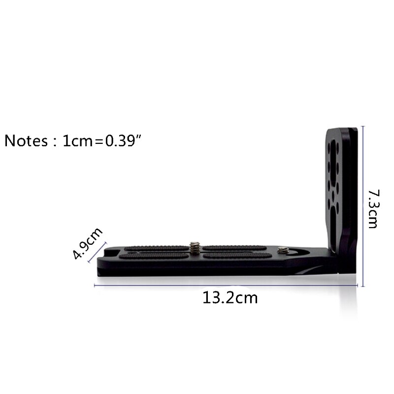 DSLR Kamera L Halterung schnell Freisetzung Platte Vertikale L Platte Video Schießen Universal- Montage Halterung mit 1/4 Zoll Schraube