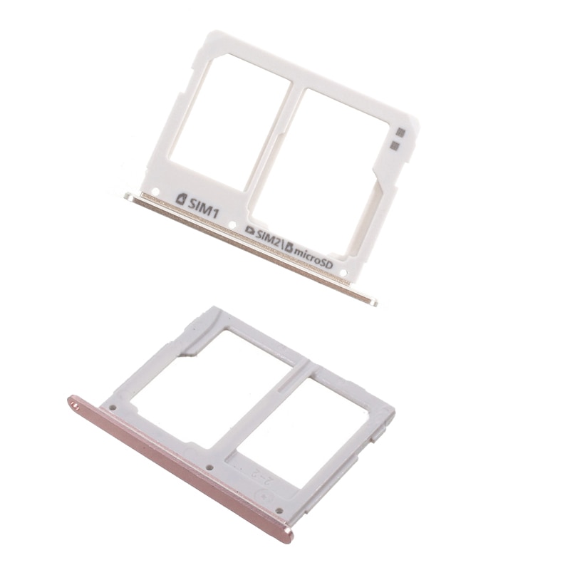 Dual SIM Micro SD Card Tray Slot For Samsung Galaxy A3 A310 A5 A510 A7 A710 Card Reader Holder