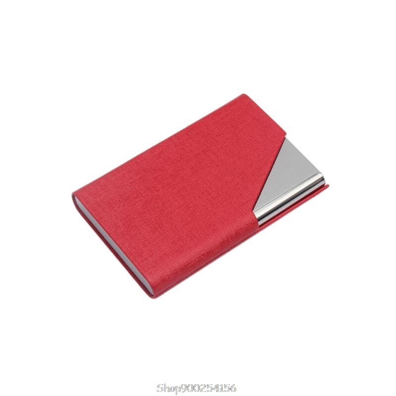 metal business card case, portable business card holder, can hold 20 business cards N11 20: R