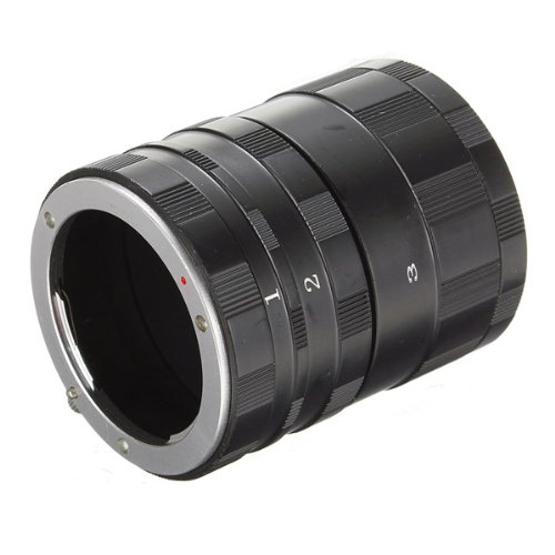 Tubo de extensión Macro anillo Micro 4/3 M4/3 EP3 GF1 E-PL1 GF2 G1 EPM1 G3 montaje de cámara