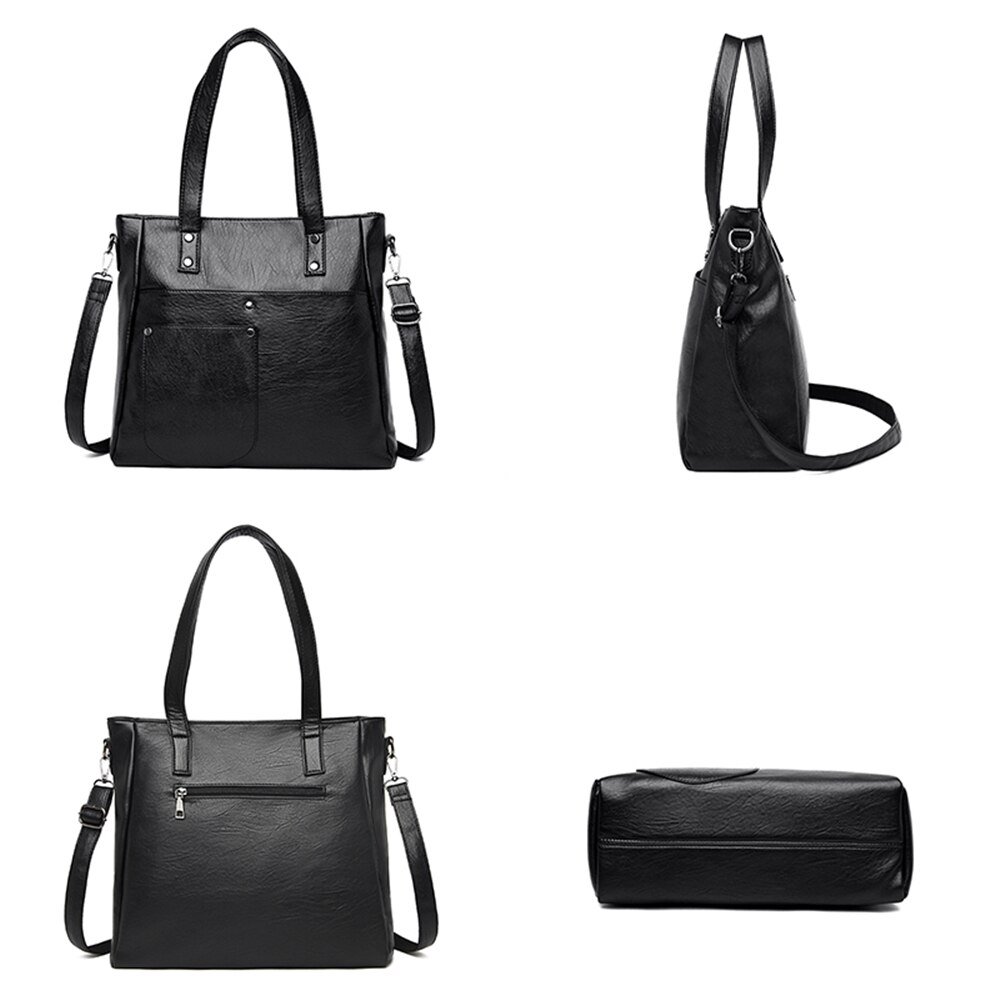 2 sets leren casual tassen en handtassen luxe handtassen damestassen dames schoudertassen voor vrouwen