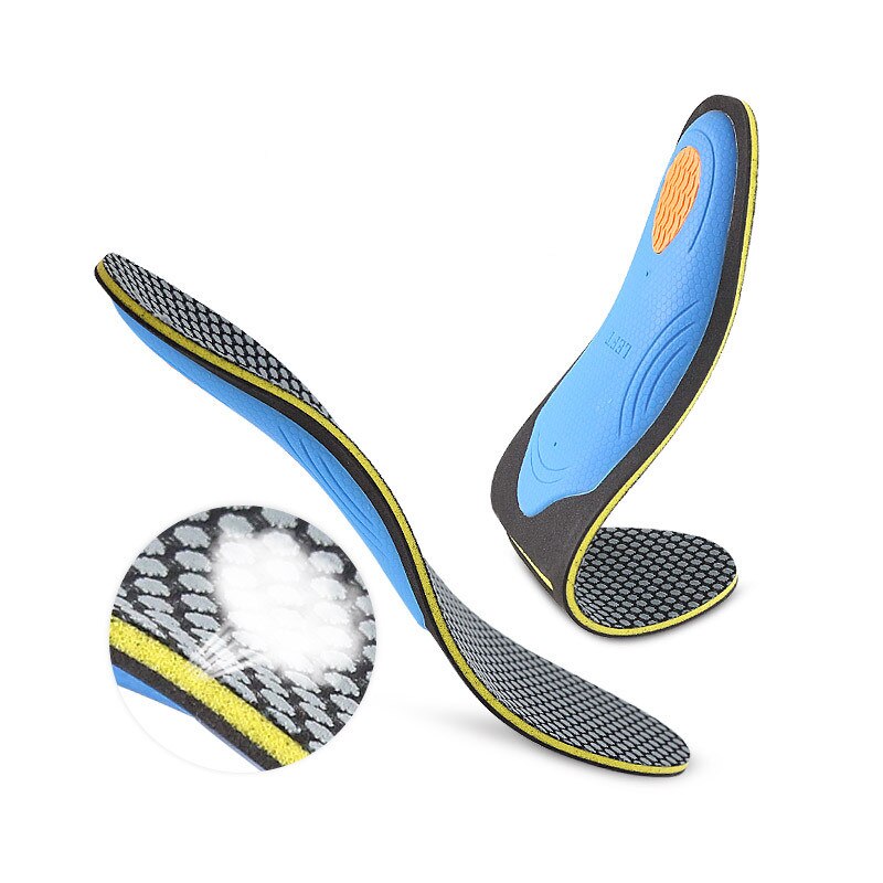 EVA Orthopedic Shoes Sole Insoles Flat Feet Arch Support Unisex Orthotic Arch Support Sport Shoe Pad Massaging Insole Foot Care