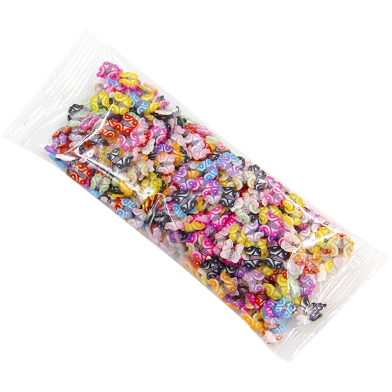 1000 Teile/paket Ton Harz Füllungen Handwerk Obst Blatt Blumen Muster Bunte Mixed Füllstoff für DIY Epoxy Harz Schmuck Nail art dezember: 5