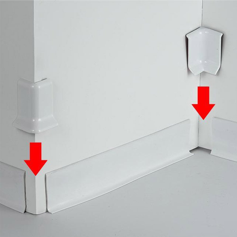 Plint hoekblokken voor 10 cm hoogte plint muurbasis hoekbekleding afdichtingsstrips accessoires