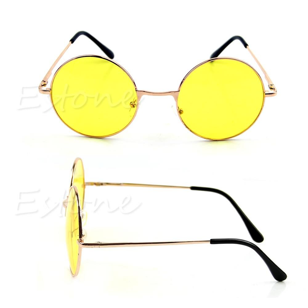 Naiset vintage värikkäät linssit aurinkolasit silmälasit muovikehykset lasit retro pyöreät lasit oculos de sol