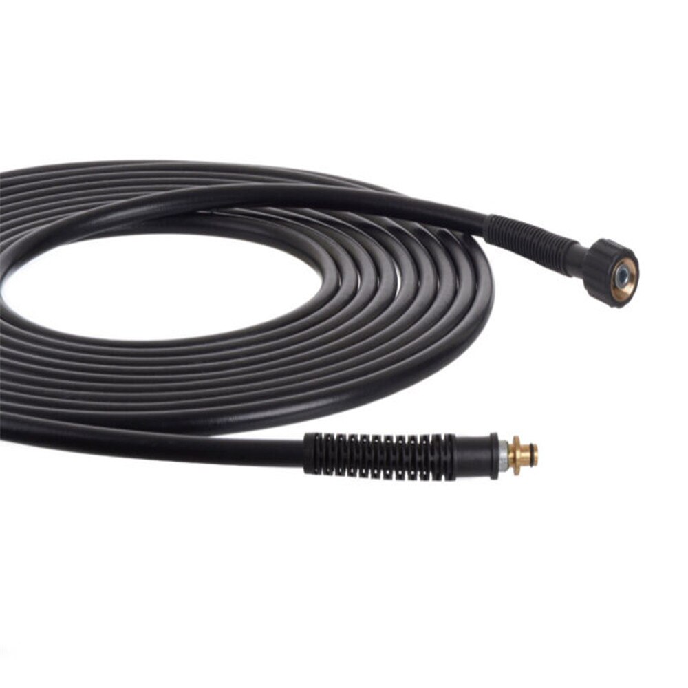10M High Pressure Washer Hose connector M22 Car Washer Cleaning Extension Hose Cord With 2 High Pressure Scrubber Nozzle