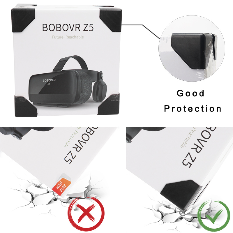 Original BOBOVR Z5 VR 3D lunettes stéréo Google carton réalité virtuelle VR casque de téléphone casque pour 4.7-6.2 'téléphone portable