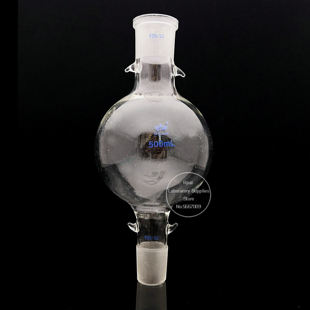 1pcs 50ml to 2000ml Lab Glass Chromatography Solvent Reservoir Cushion Ball Standard Joint chromatography column storage ball