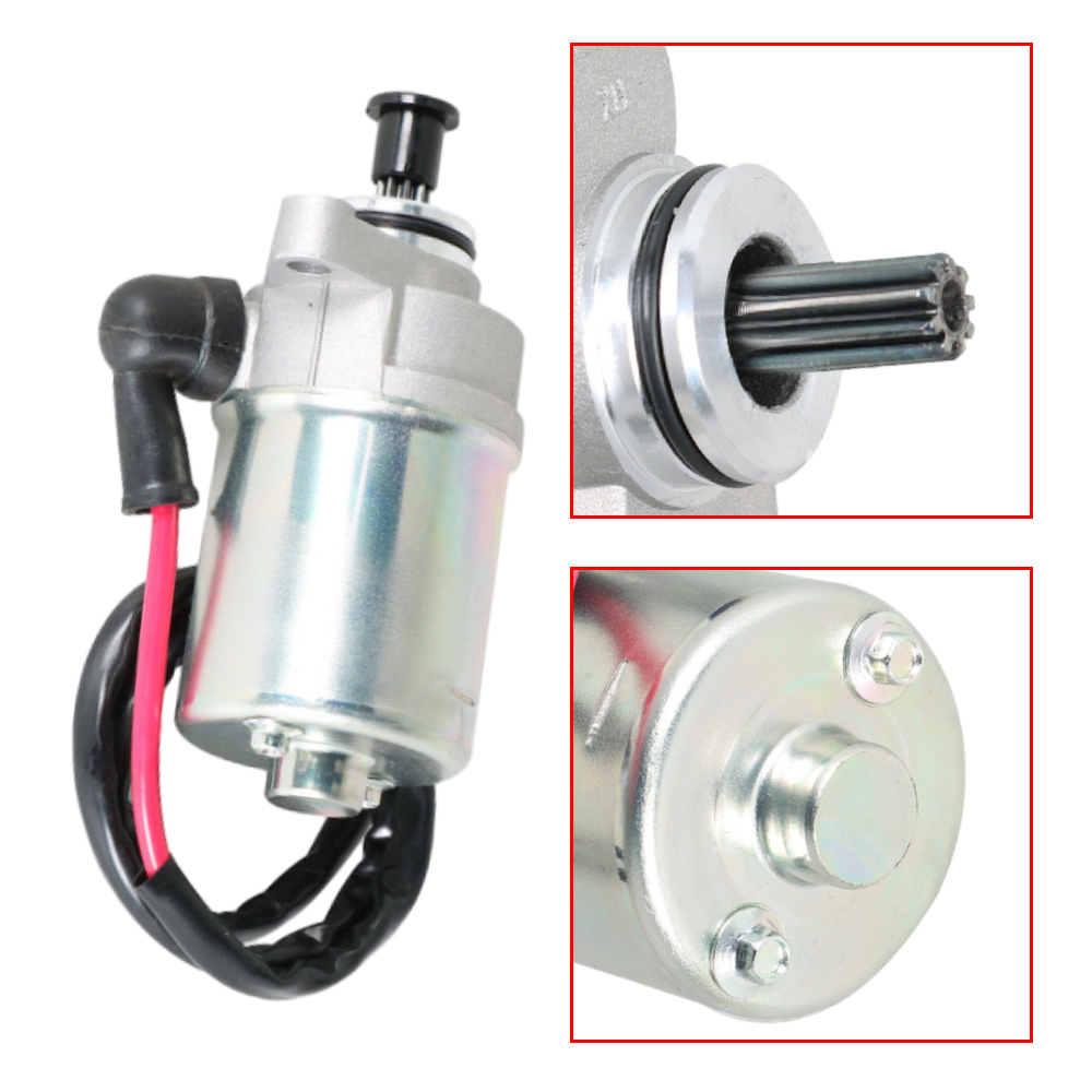 Starter Motor 9 Teeth for Polaris Sportsman 90 2001-2006 Scrambler 90 2001-2003 Predator 90 2003-2006 0450533 0451692 0453848