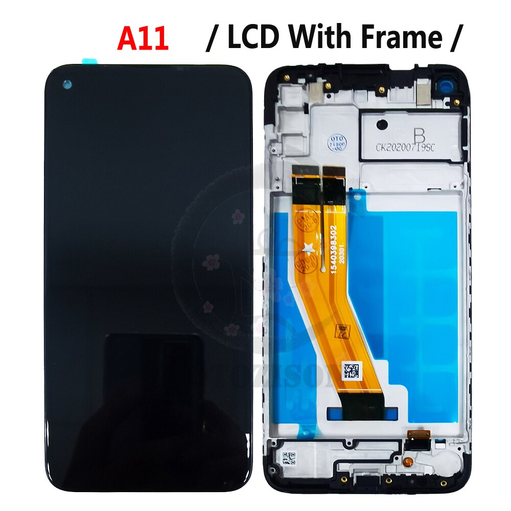 Lcd Met Frame Voor Samsung Galaxy A11 M11 Lcd A115 Display SM-A115F/Ds M115F Screen Touch Sensor Digitizer Vergadering vervanging