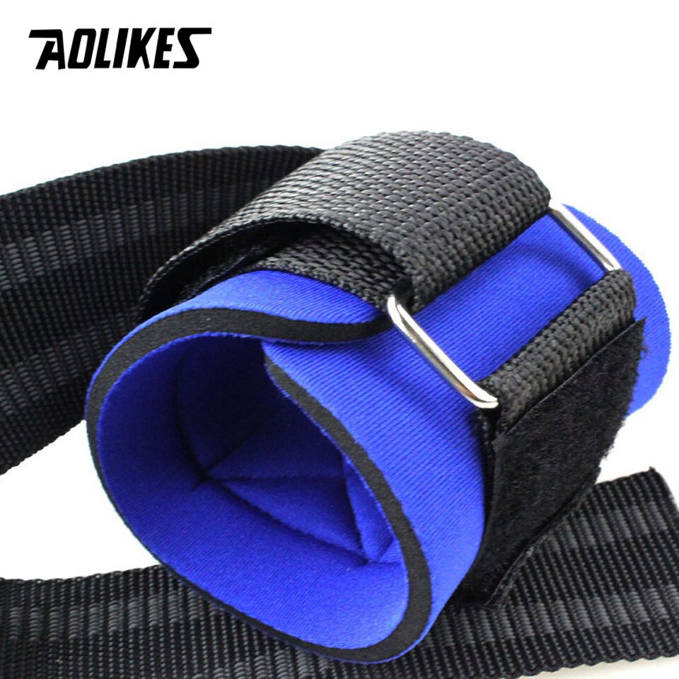 Aolikes 2 stk/parti gym sport armbånd fitness håndvægte træning håndled støtte stropper wraps med hånd power bands vandret stang