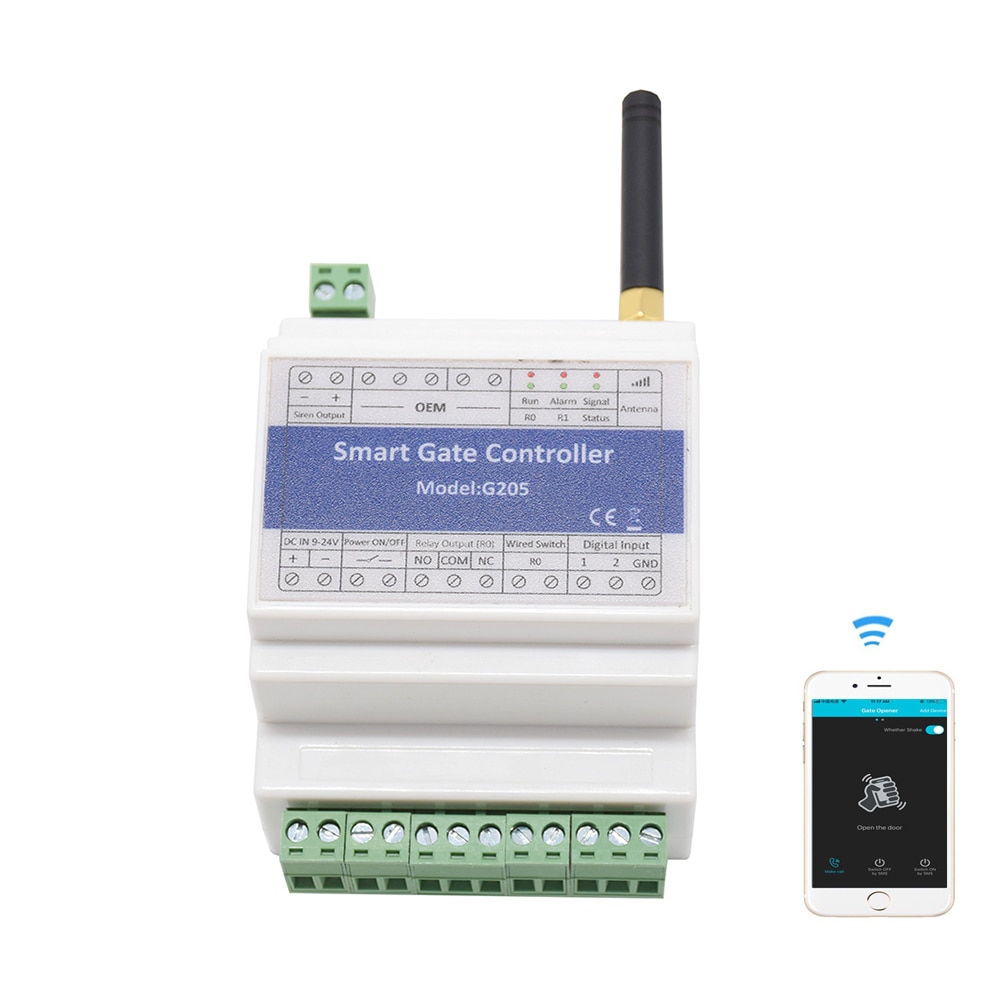 4G GSM Remote Controller Relay Switch G205 For Gate Barrier Shutter Opener (Replace RTU5025)
