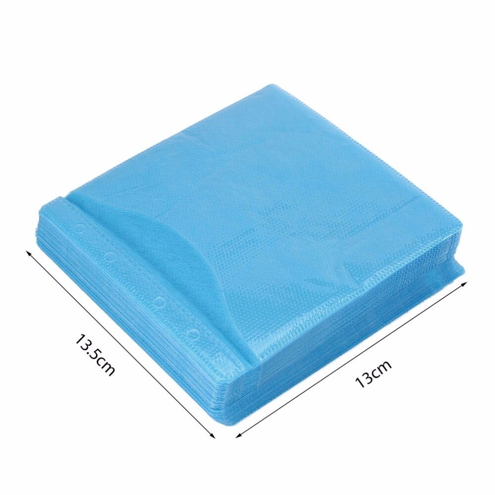 100Pcs CD DVD Double Sided Cover Storage Case PP Bag Sleeve Envelope Provide Storage & Protection for Your CD & DVD