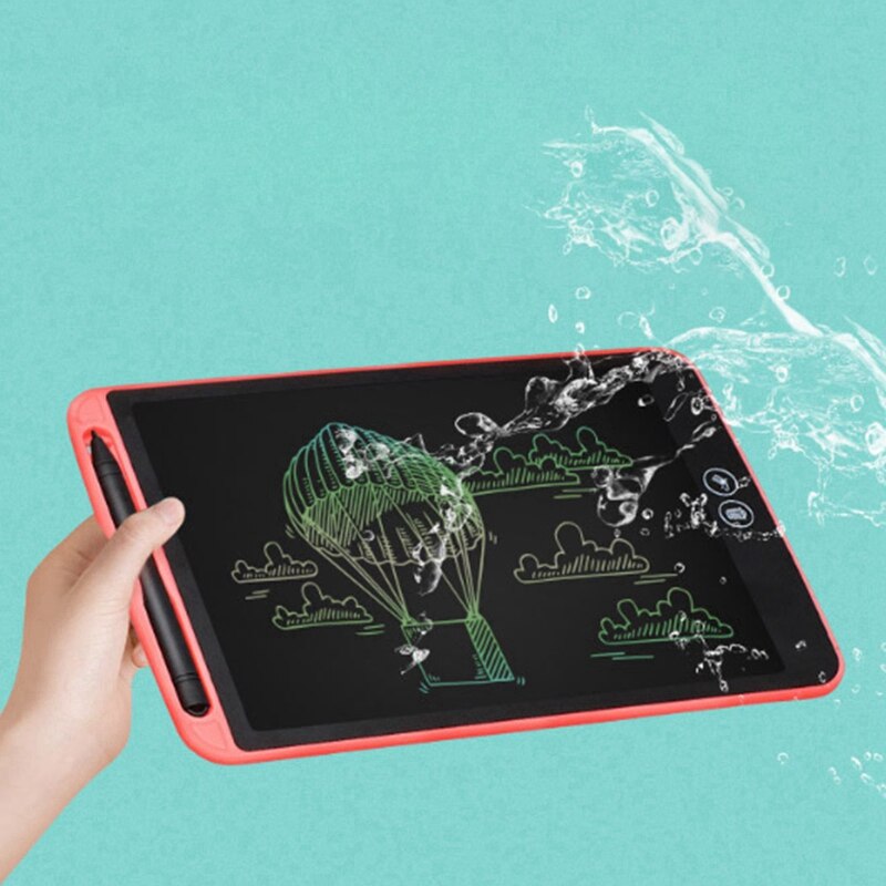 2set 10 Inch LCD Handschrift Bord Teilweise Löschen kinder Schreiben Elektronische Tablet Board mit Stift (Schwarz & blau)