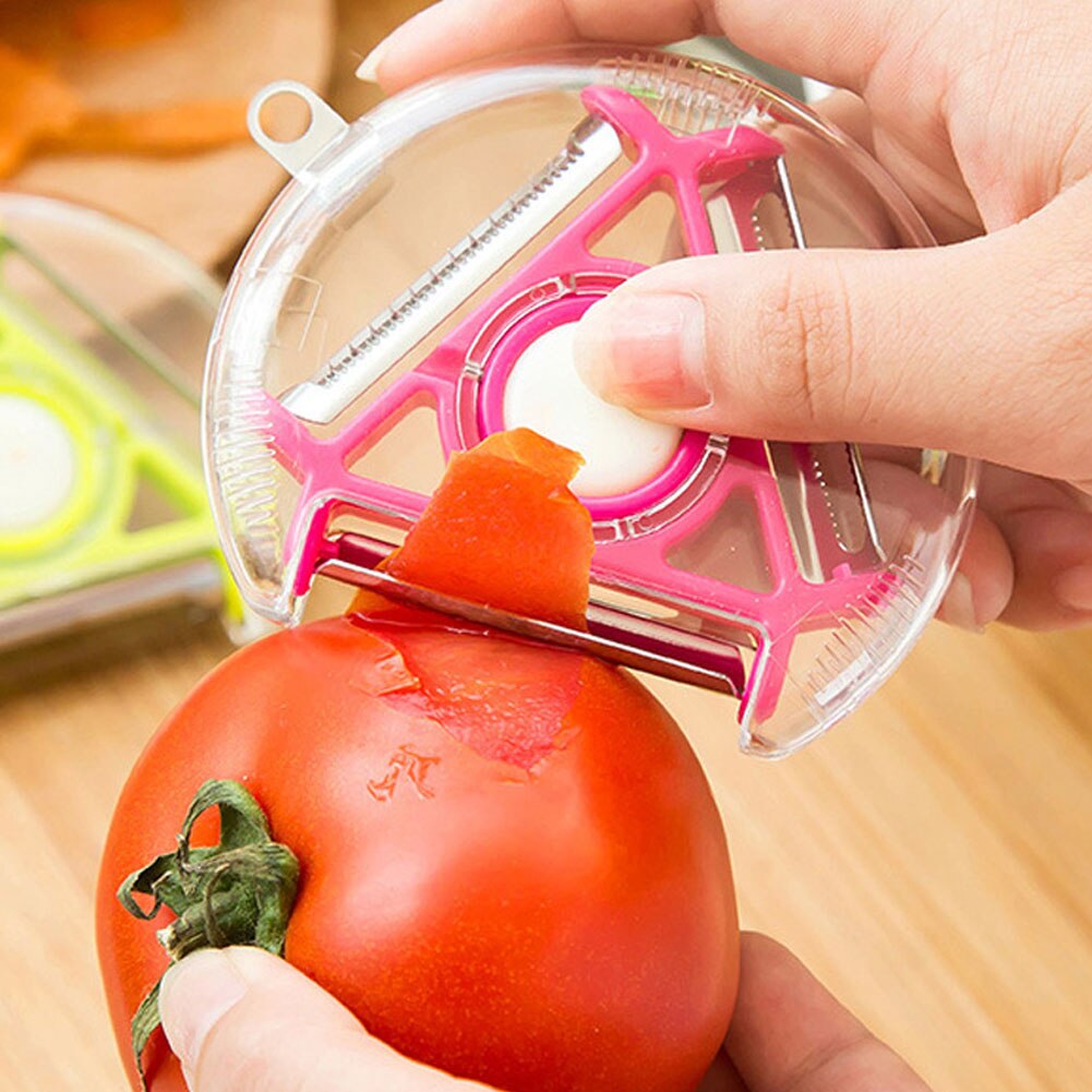Peeler Rotary Vegetable Multi-function 3 In 1 Stainless Steel Peeler Sharp Blade Fruits Potato Carrots Kitchen Accessories Tools