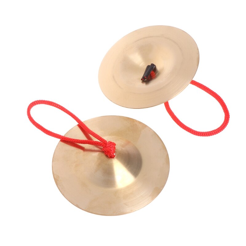 Cobre platillo mano percusión Orff instrumentos niños juguetes educación temprana