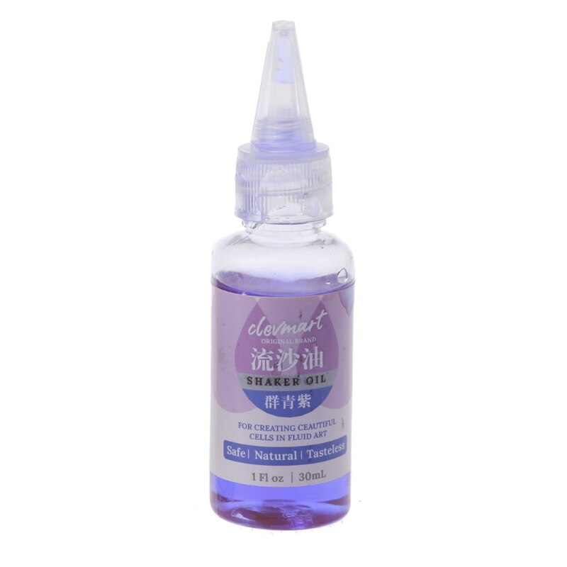 Huile de coulée en Silicone acrylique UV résine époxy, moule en Silicone, flux liquide huile d&#39;art résine Shaker huile de sable mouvant artisanat d&#39;art 30ml: PL