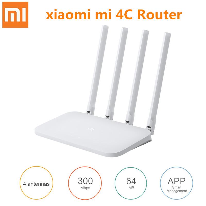 Xiao mi mi 4C Router 300 Mbps Wireless WIFI Router 5dBi 2,4 GHz 802.11a/b/g Wireless Router mit vier Antennen für Home Office