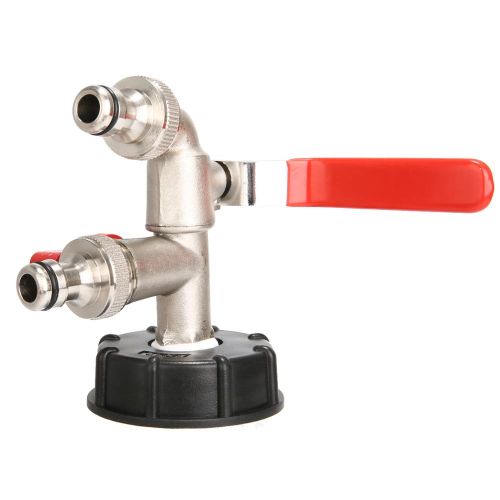 IBC Tank Adapter S60X6 To Brass Tap 1/2" Replacement Valve Fitting Parts For Home Garden Water Connectors