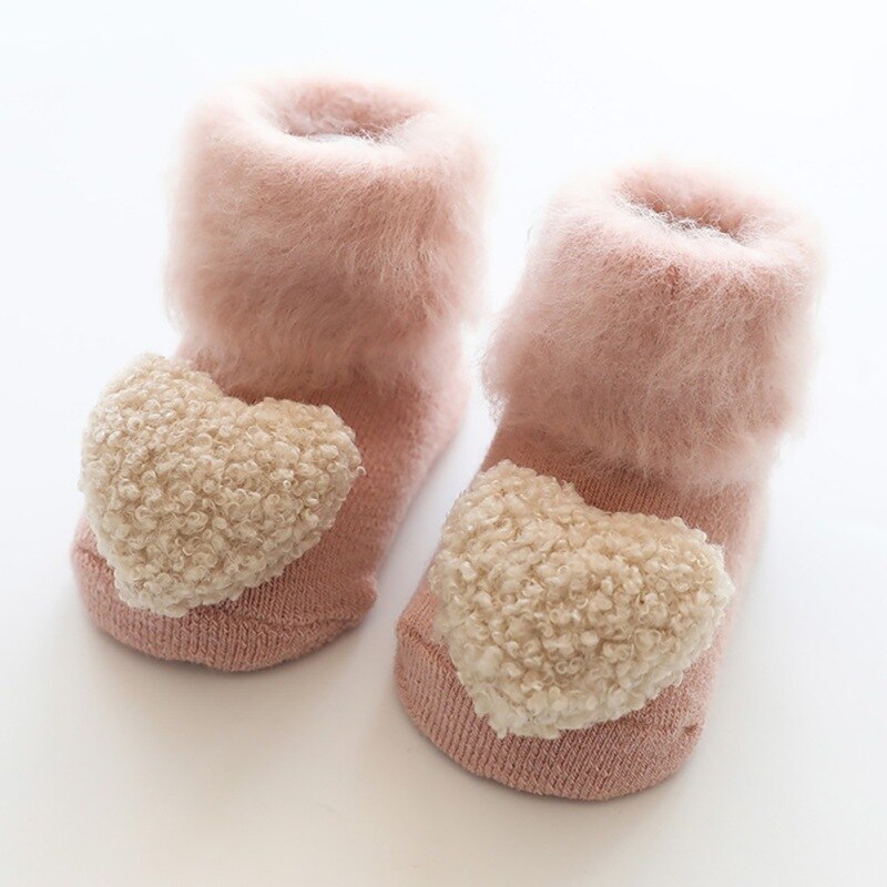 Newborn Floor Sock With Rubber Sole Baby Socks Baby Infant Anti Slip Girl Socks Wear Toddler Girl Shoes: MV0106P (2) / 18M