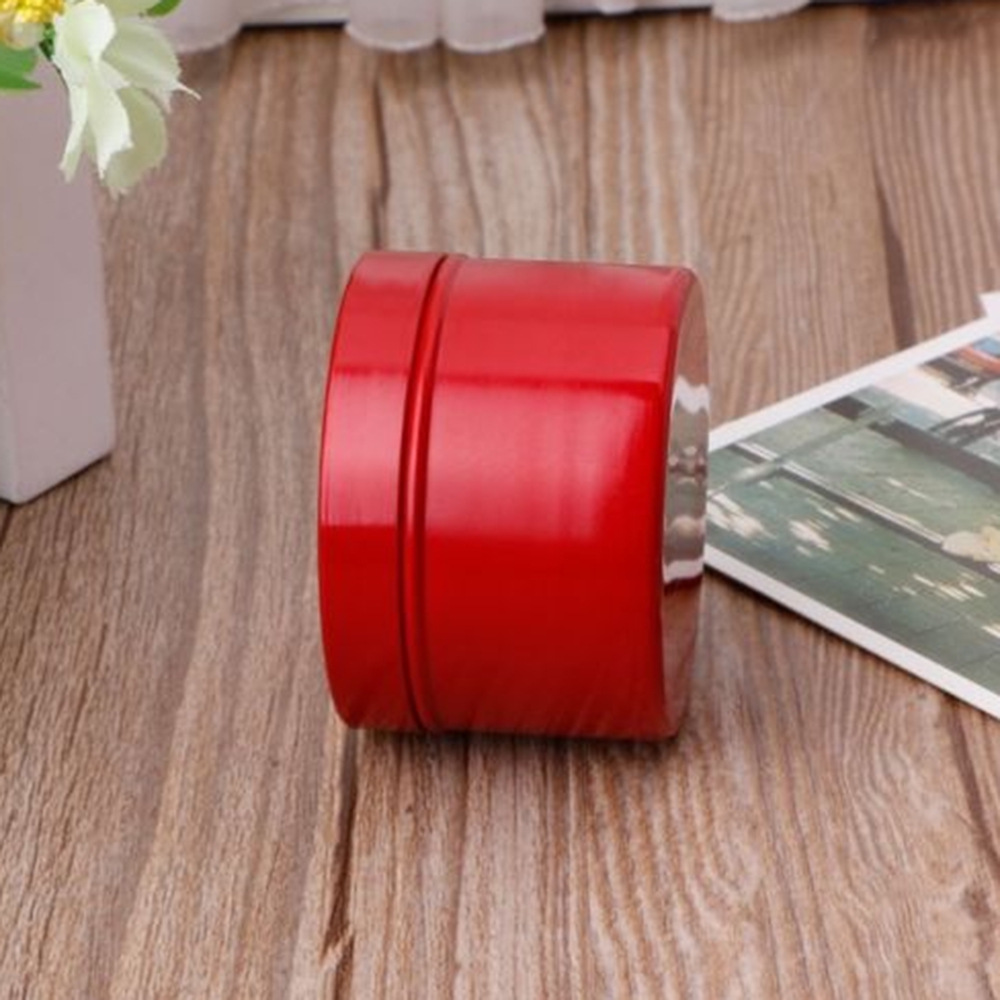 Mini Thee Kan Reizen Draagbare Bloem Thee Verpakking Verzegelde Blikken Metalen Trompet Creatieve Zwarte Thee Kleine Thee Blikjes Blikken Doos 50ml