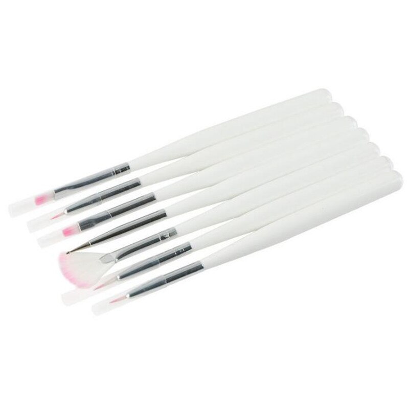 7 Stks/set Fondant Cake Schilderen Borstel Decorating Afstoffen Icing Gebak Cake Decorating Pen Brush Diy Gebak Koken Tool