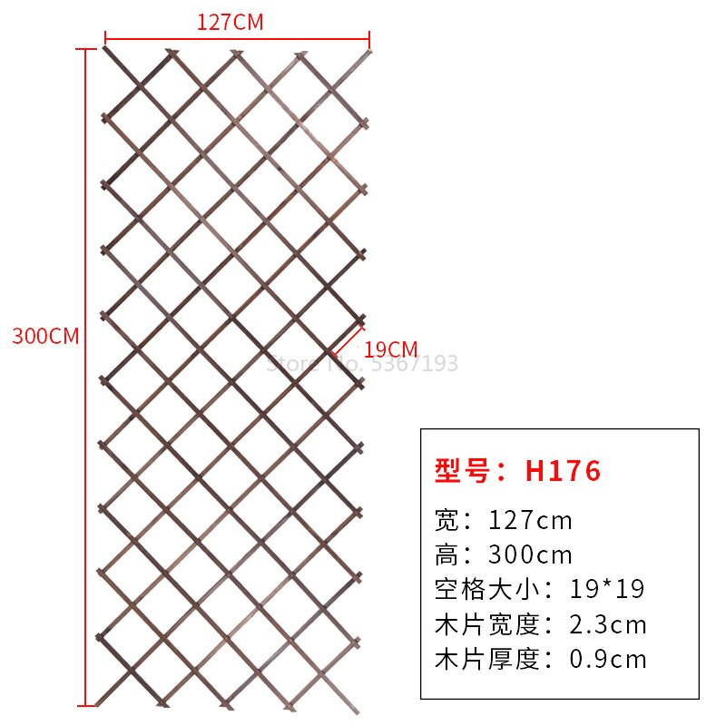 Clôture en bambou, décoration, fleurs de vigne de métope, grille de carbonisation, cloison, anticorrosion, bois Flexible: Thickening 0 9cmH176
