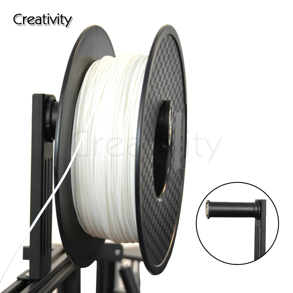 Rotatable Filament Bracket 3D printing PLA ABS PETG Filament Barrel 608ZZ Bearing Rotatable with Bracket Filament Spool Holder