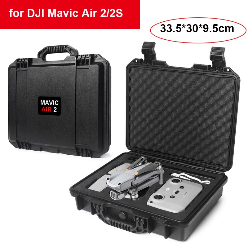 Bolso de ABS a prueba de explosiones para DJI Mini 2, carcasa dura, Caja impermeable para Mavic Air 2/Air 2S, accesorios para drones, estuche de almacenamiento: for Air 2 2S