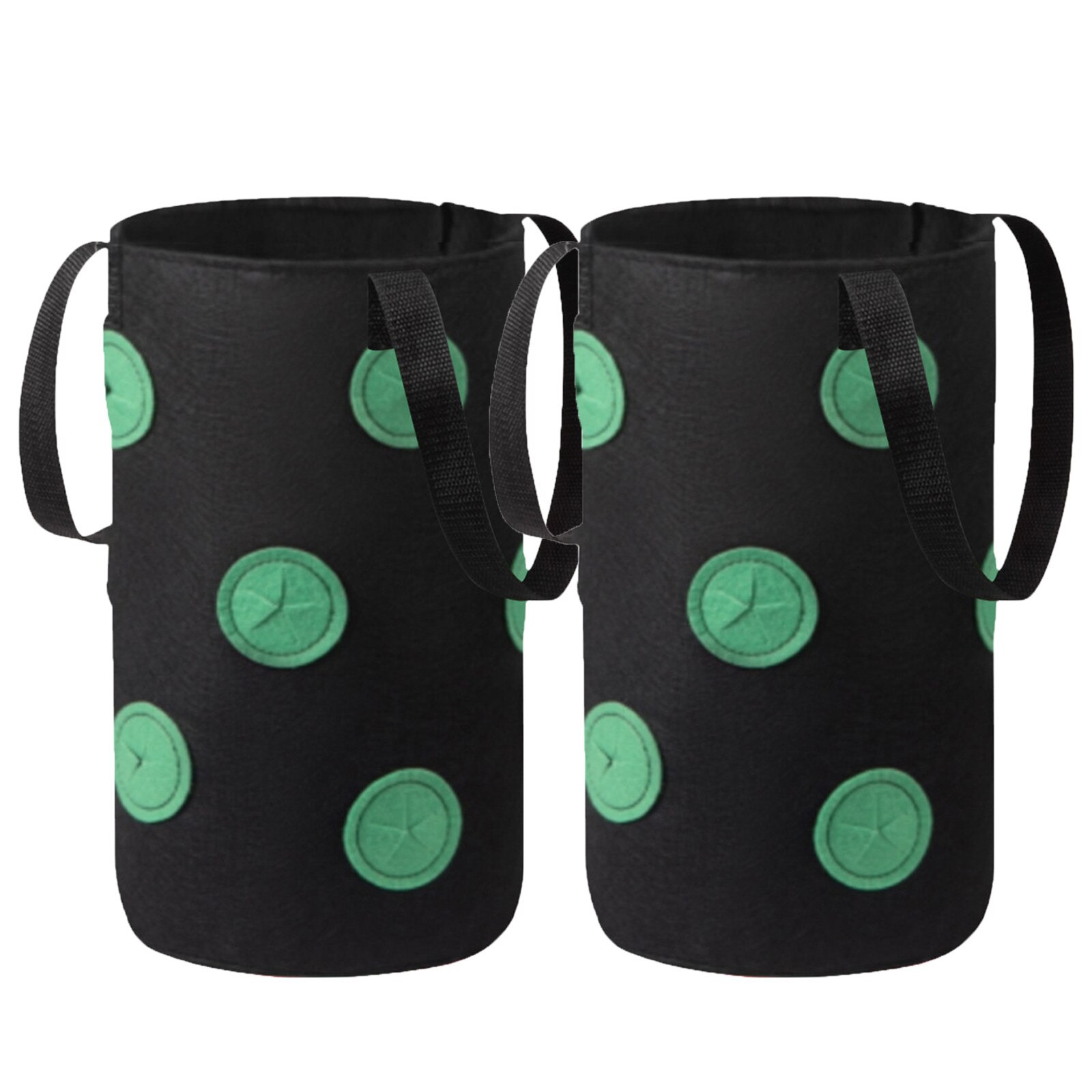 Plant Hanging Baskets Hanging Strawberry Planting Feltcloth Planting Container Bag Thicken Garden Pot Gardening Supplies: B