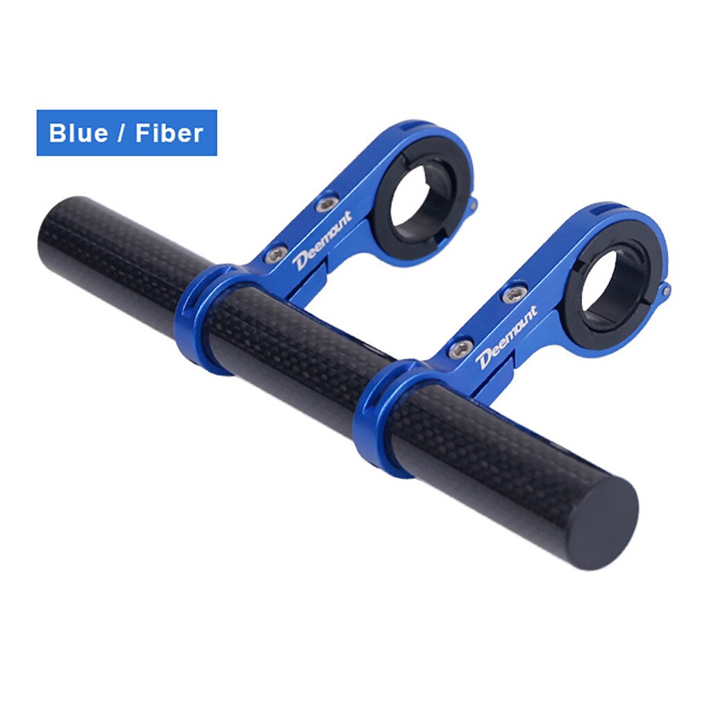 20 Cm Fietsstuur Beugel Extender Mountainbike Mtb Stuur Expander Snelheidsmeter Mount Koplamp Zaklamp Lamphouder: Blauw