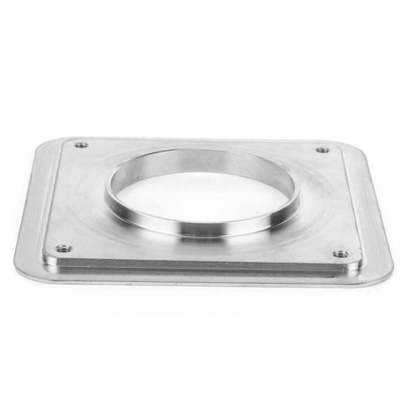 Stainless Steel RV Caravan Drain Valve Flange Adapter for 75mm Dia Drain Valve Fittings Caravan RV Accessories