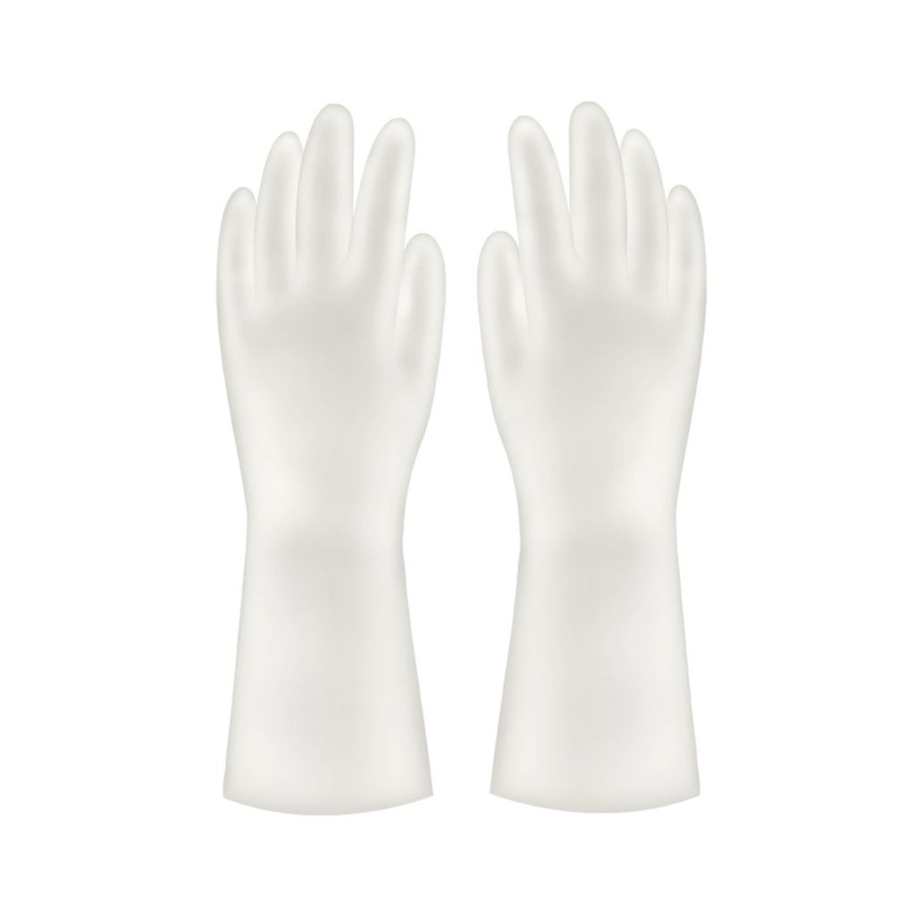 Guantes de limpieza antideslizantes para el hogar, manoplas duraderas para lavar platos, para ama de casa, suministros de limpieza de cocina, 1 par: no pattern / S