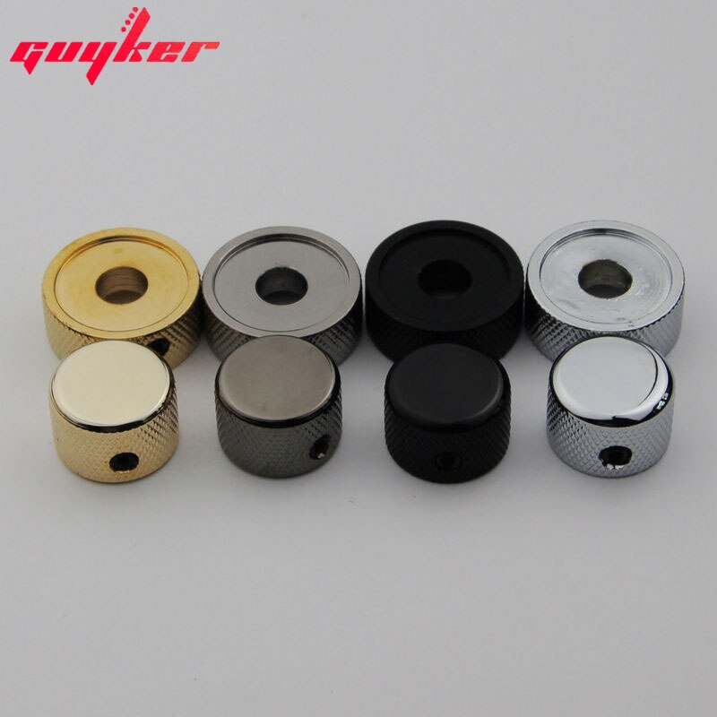 1 STKS DUBBELE CONCENTRISCHE BESTURINGSKNOP VOOR GITAAR NC004 CR/BK/GD