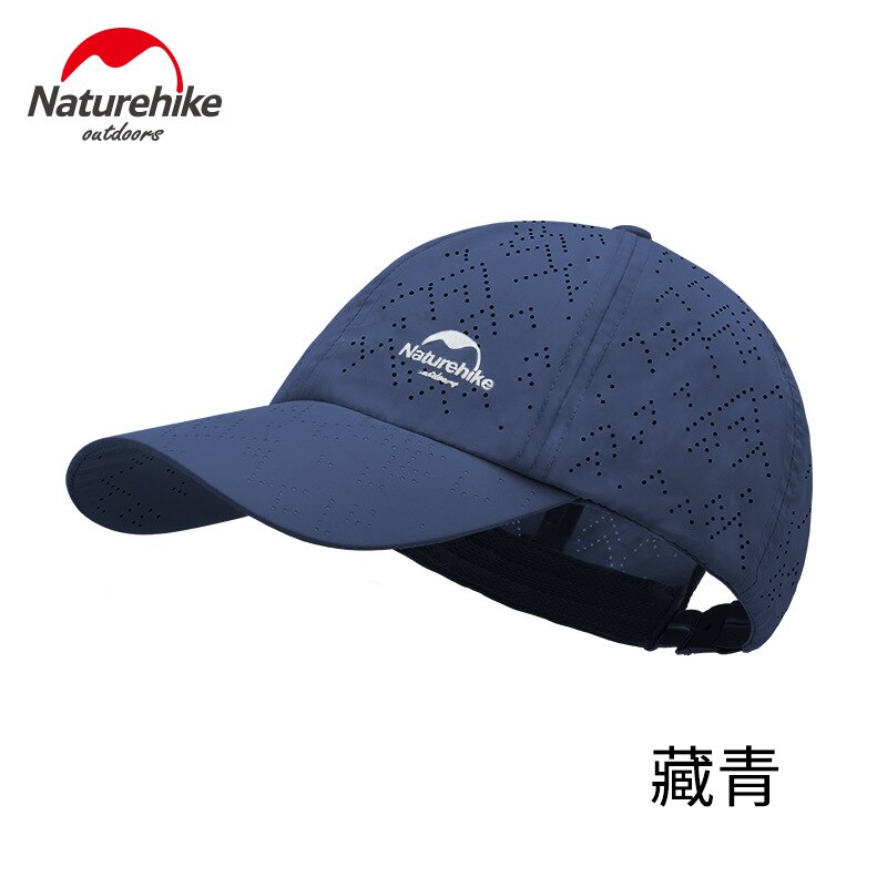 Naturehike-Gorra con visera para exteriores, gorro de senderismo transpirable informal, gorro alpino, gorra de beisbol para verano: Navy