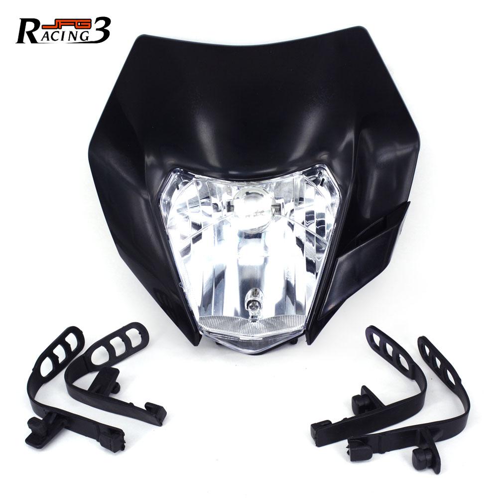 til ktm exc excf xc xcf xcw xcfw sx sxf sxs smr 125 250 350 450 500 505 520 530 motorsykkel universell hodelykt lys frontlys