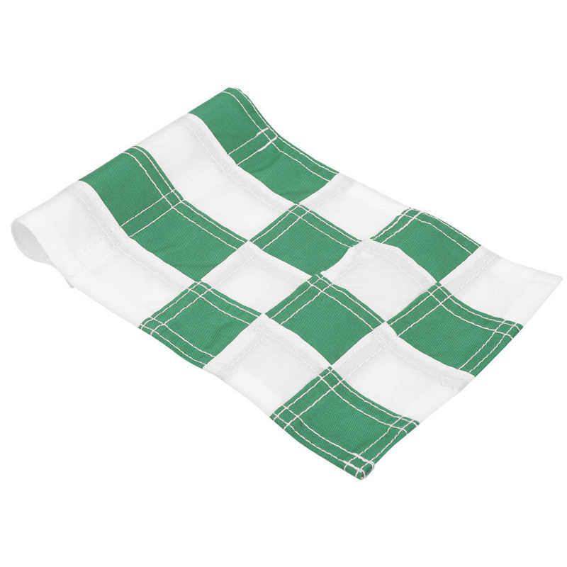 UV Resistant Checkered Flags Flags Tool for Outdoor Backyard Use Indoor: Green grid