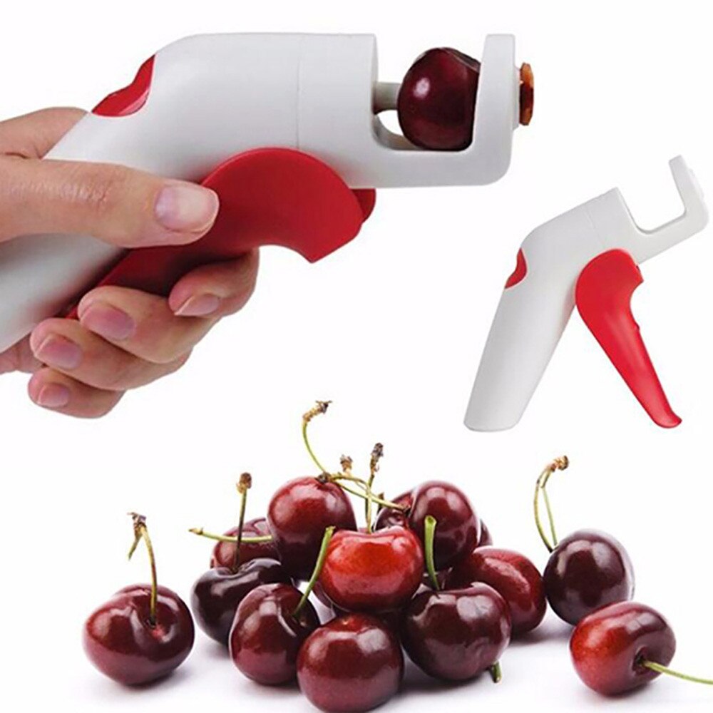 Cherry Olive Pits Pitter Stone Seed Remover Hand Held Corer Kitchen Tools Corer