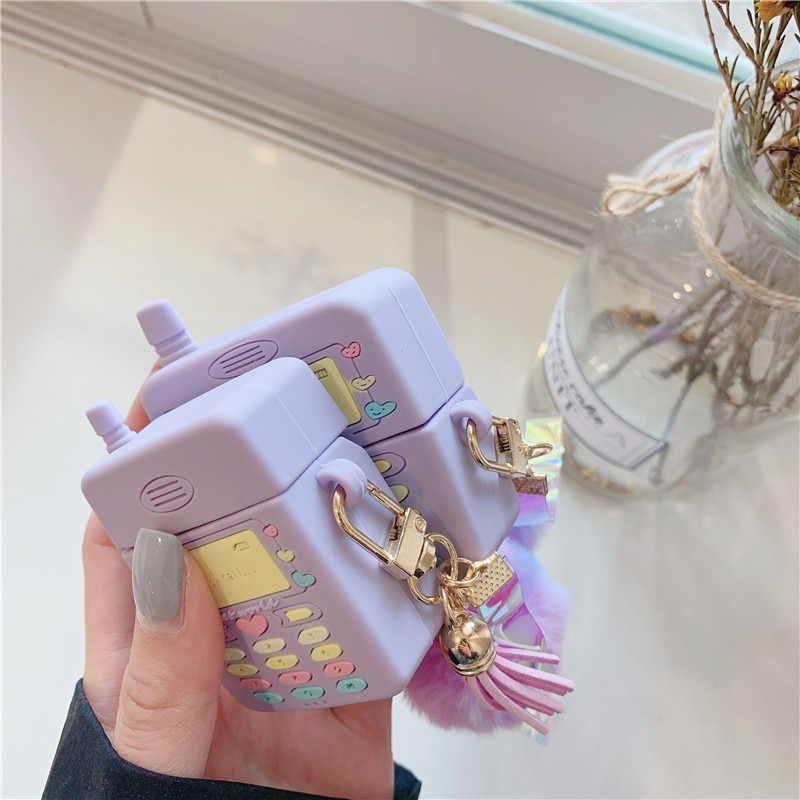 Voor Airpods Pro 3 Leuke 3D Earpods Case Voor Apple Airpods 1 2 3 Kawaii Draadloze Oortelefoon Headset Zachte Siliconen cover Kid Meisje