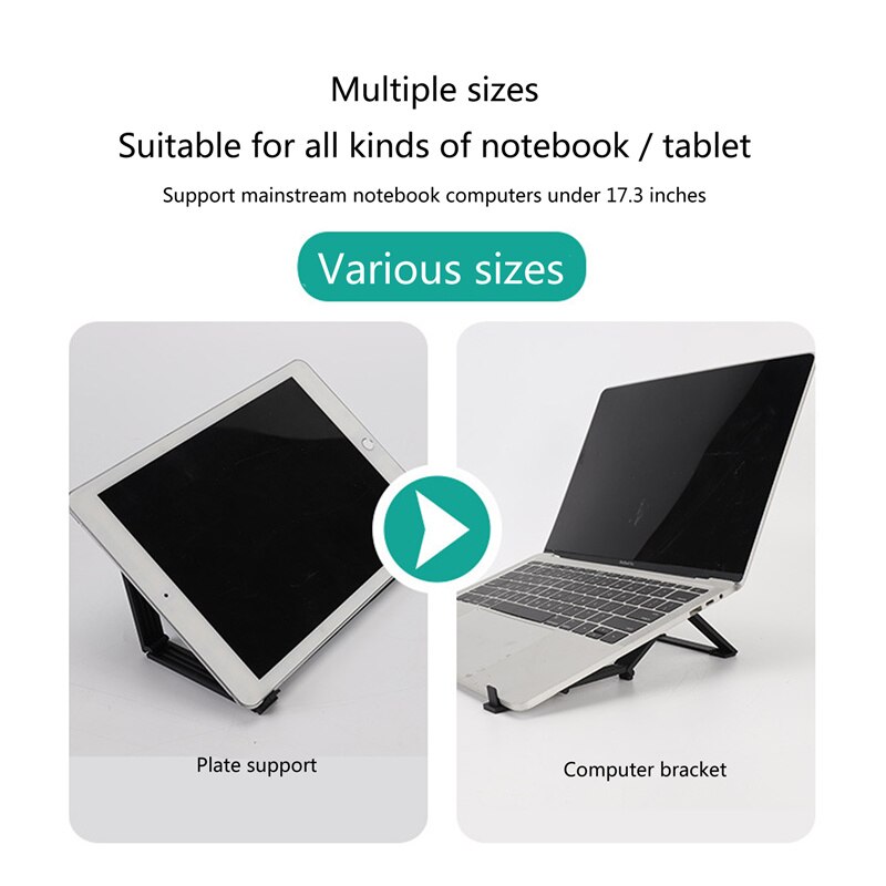 Adjustable Desktop Laptop Stand Hollow Out Foldable Tablet Holder Protect Eyes And Posture For Notebook And Tablet Computer