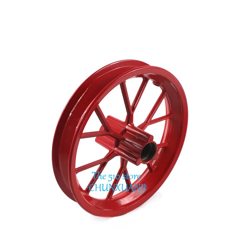 Paire avant arrière 121/2x2.75 pneu roue jante remplacement pour 49cc Mini Moto Pocket Dirt Bike, rouge