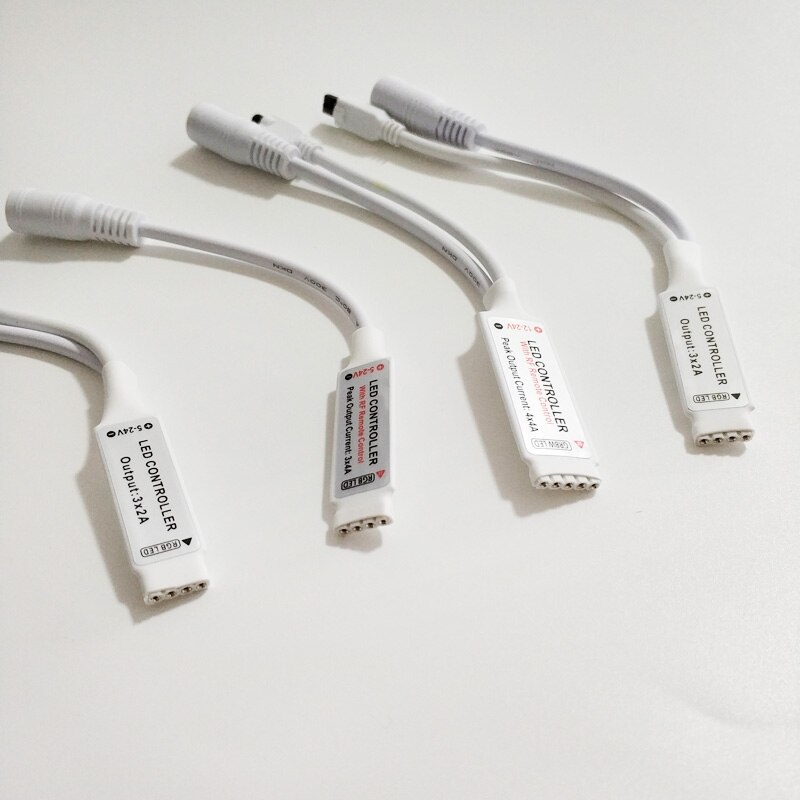 17/24/40/44 klucz mini IR pilot RF ściemniacz robić RGB dioda doprowadziło RGBW taśmój światła