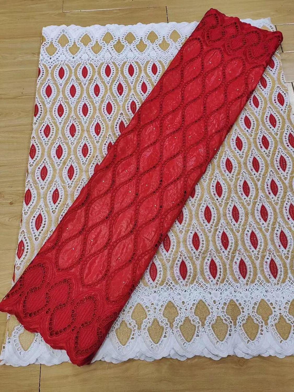 2.5 y tissus en dentelle suisse,  +2.5 y bazin brode riche broderie africaine, 100%  tissus en coton, voile suisse en dentelle populaire de style dubaï