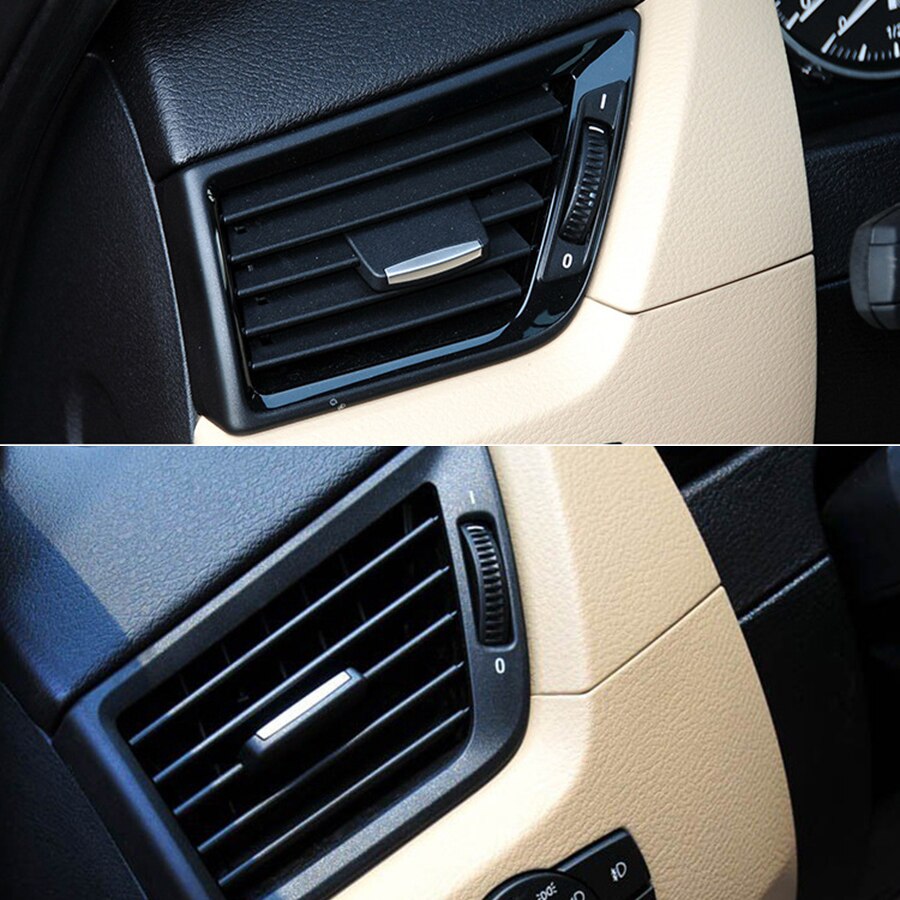 Panel de salida de aire acondicionado para coche, Marco facial, rejilla de aire frío, accesorios interiores para BMW X1 E84 64229258362