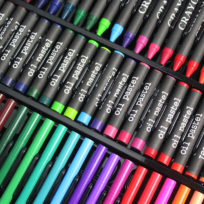 150pcs Children Drawing Set Art School Supplies Painting Set Tools Palette Crayons Markers Brush Pen Painting Tools Kids