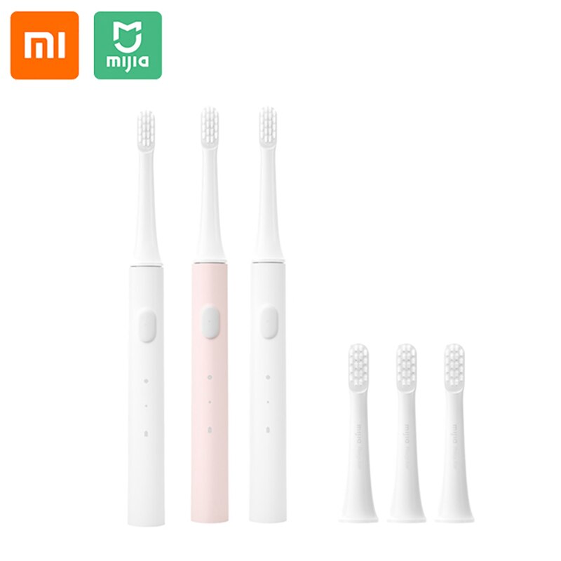 Xiaomi-cepillo de dientes eléctrico Xiaomi Mijia T100, resistente al agua, IPX7, recargable vía USB, automático, Ultra sónico