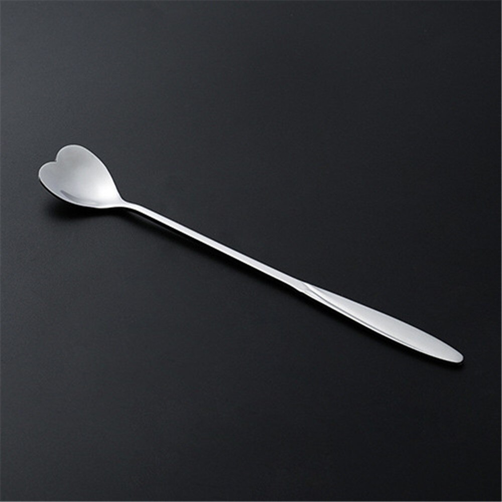 Stainless Steel Long Handle Mixing Spoon, Bar Stirring Spoon for Cocktail, Ice Cream, Coffee, Juice, Tea, Drink,Home Tableware: 4